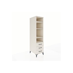 Kronos Dolap 4 Raflı 3 Çekmeceli 44x59x182 Aytaşı-aytaşı