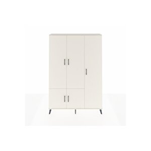 Arges Dolap 7 Raflı 5 Kapaklı Tek Askılı 132x30x195 Aytaşı-aytaşı/antrasit