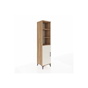 Hyperion Dolap 4 Raflı Tek Kapaklı 44x44x195 Çam-aytaşı
