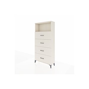 Arges Dolap 2 Raflı 4 Çekmeceli 88x30x182 Aytaşı-aytaşı