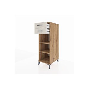 Kronos Dolap 2 Raflı 2 Çekmeceli 44x59x134 Çam-aytaşı
