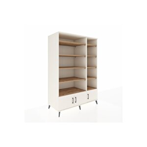 Kronos Dolap 10 Raflı 3 Kapaklı 132x59x195 Aytaşı-aytaşı/çam