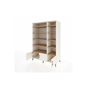 Kronos Dolap 10 Raflı 3 Kapaklı 132x59x195 Aytaşı-aytaşı/çam