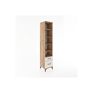 Hyperion Dolap 5 Raflı 2 Çekmeceli 44x44x221 Çam-aytaşı