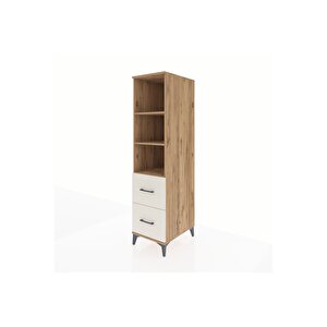 Kronos Dolap 3 Raflı 2 Çekmeceli 44x59x182 Çam-aytaşı
