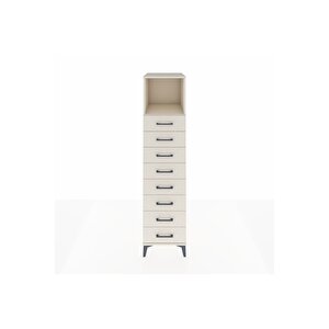 Kronos Dolap Tek Raflı 8 Çekmeceli 44x59x182 Aytaşı-aytaşı