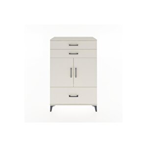 Hyperion Dolap 2 Raflı 3 Çekmeceli 2 Kapaklı 88x44x134 Aytaşı-aytaşı