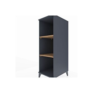 Kronos Dolap 2 Raflı 44x59x134 Antrasit-çam