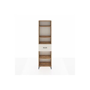 Arges Dolap 4 Raflı Tek Çekmeceli 60x30x221 Çam-aytaşı