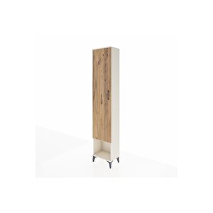 Arges Dolap 2 Raflı Tek Kapaklı Tek Askılı 44x30x221 Aytaşı-çam