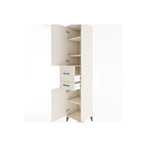 Hyperion Dolap 4 Raflı 2 Çekmeceli 2 Kapaklı 44x44x221 Aytaşı-aytaşı