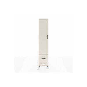 Arges Dolap 2 Raflı 2 Çekmeceli Tek Askılı 44x30x221 Aytaşı-aytaşı