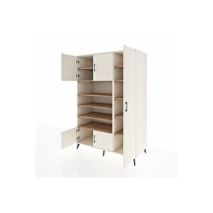 Kronos Dolap 11 Raflı 5 Kapaklı 132x59x195 Aytaşı-aytaşı/çam