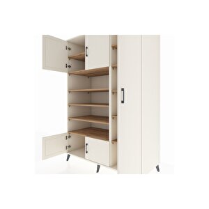 Kronos Dolap 11 Raflı 5 Kapaklı 132x59x195 Aytaşı-aytaşı/çam