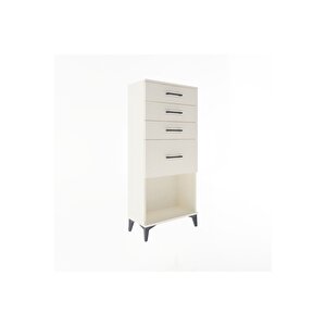 Arges Dolap 4 Çekmeceli 60x30x134 Aytaşı-aytaşı