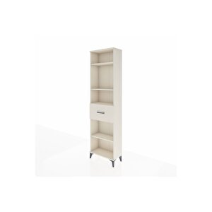 Arges Dolap 4 Raflı Tek Çekmeceli 60x30x221 Aytaşı-aytaşı