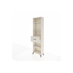 Arges Dolap 4 Raflı Tek Çekmeceli 60x30x221 Aytaşı-aytaşı