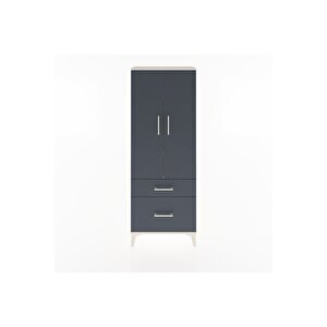 Arges Dolap 3 Raflı 2 Çekmeceli 2 Kapaklı 60x30x163 Aytaşı-antrasit