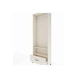 Arges Dolap 2 Raflı Tek Çekmeceli Tek Askılı 88x30x243 Aytaşı-aytaşı