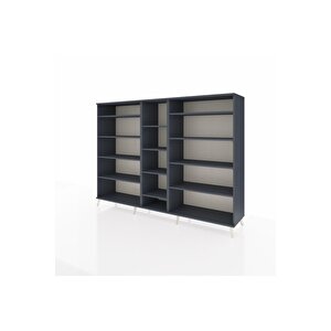 Hyperion Dolap 11 Raflı  220x44x163 Antrasit-antrasit