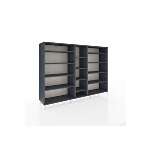 Hyperion Dolap 11 Raflı  220x44x163 Antrasit-antrasit