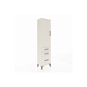 Arges Dolap 2 Raflı 3 Çekmeceli Tek Kapaklı 44x30x182 Aytaşı-aytaşı