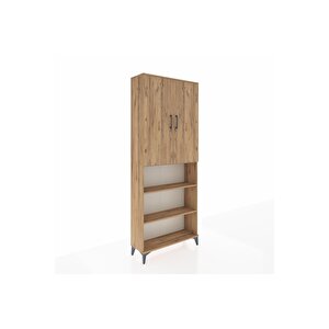 Arges Dolap 5 Raflı 2 Kapaklı 88x30x221 Çam-çam