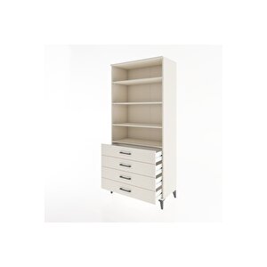 Hyperion Dolap 4 Raflı 4 Çekmeceli 88x44x195 Aytaşı-aytaşı