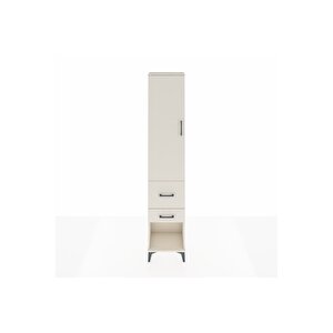 Arges Dolap 3 Raflı 2 Çekmeceli Tek Kapaklı 44x30x221 Aytaşı-aytaşı