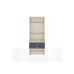 Arges Dolap 3 Raflı 2 Çekmeceli 88x30x221 Aytaşı-antrasit