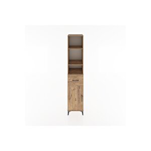 Hyperion Dolap 4 Raflı Tek Çekmeceli Tek Kapaklı 44x44x221 Çam-çam