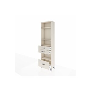 Arges Dolap 4 Raflı 3 Çekmeceli 60x30x221 Aytaşı-aytaşı