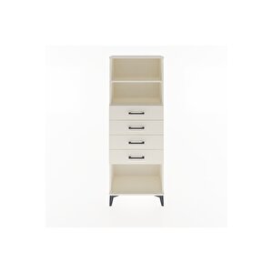 Arges Dolap 2 Raflı 4 Çekmeceli 60x30x163 Aytaşı-aytaşı