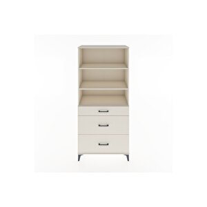Hyperion Dolap 3 Raflı 3 Çekmeceli 88x44x195 Aytaşı-aytaşı