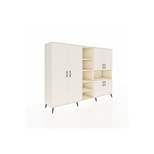 Hyperion Dolap 13 Raflı 6 Kapaklı 220x44x163 Aytaşı-aytaşı