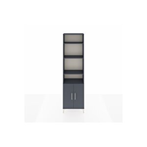 Arges Dolap 5 Raflı 2 Kapaklı 60x30x221 Antrasit-antrasit