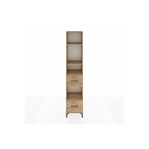 Arges Dolap 4 Raflı 2 Çekmeceli 44x30x221 Çam-çam