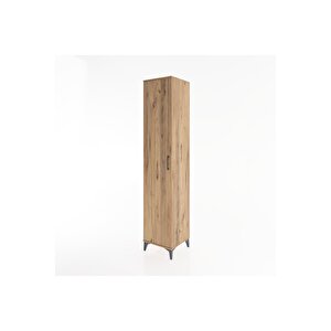 Hyperion Dolap 3 Raflı Tek Kapaklı 44x44x221 Çam-çam