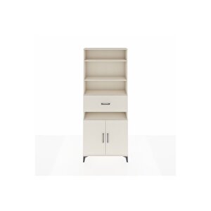 Arges Dolap 5 Raflı Tek Çekmeceli 2 Kapaklı 88x30x221 Aytaşı-aytaşı