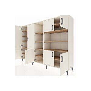 Hyperion Dolap 14 Raflı 9 Kapaklı 220x44x163 Aytaşı-aytaşı/çam