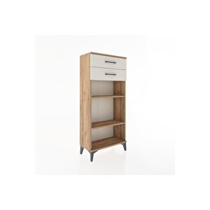 Hyperion Dolap 2 Raflı 2 Çekmeceli 60x44x134 Çam-aytaşı