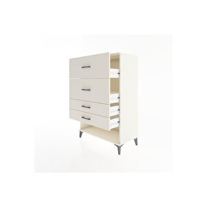 Hyperion Dolap 4 Çekmeceli 88x44x134 Aytaşı-aytaşı