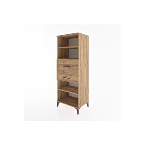 Hyperion Dolap 3 Raflı 2 Çekmeceli 60x44x163 Çam-çam