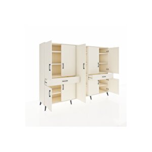 Hyperion Dolap 12 Raflı 2 Çekmeceli 8 Kapaklı 220x44x163 Aytaşı-aytaşı