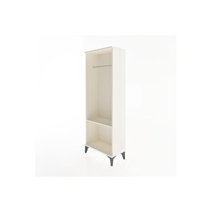 Arges Dolap Tek Raflı Kapaklı Tek Askılı 60x30x163 Aytaşı-aytaşı