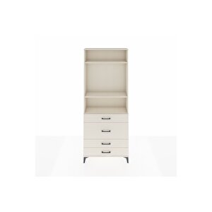 Arges Dolap 3 Raflı 4 Çekmeceli 88x30x221 Aytaşı-aytaşı