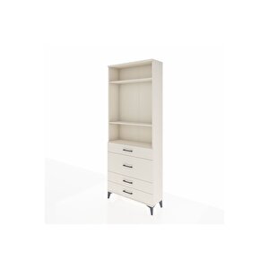 Arges Dolap 3 Raflı 4 Çekmeceli 88x30x221 Aytaşı-aytaşı