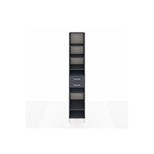 Hyperion Dolap 6 Raflı 2 Çekmeceli 44x44x243 Antrasit-antrasit