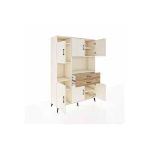 Hyperion Dolap 8 Raflı 2 Çekmeceli 6 Kapaklı 132x44x195 Aytaşı-aytaşı/çam