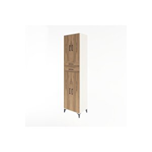Hyperion Dolap 5 Raflı 2 Çekmeceli 4 Kapaklı 60x44x243 Aytaşı-çam